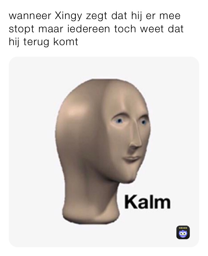 Wanneer Xingy Zegt Dat Hij Er Mee Stopt Maar Iedereen Toch Weet Dat Hij