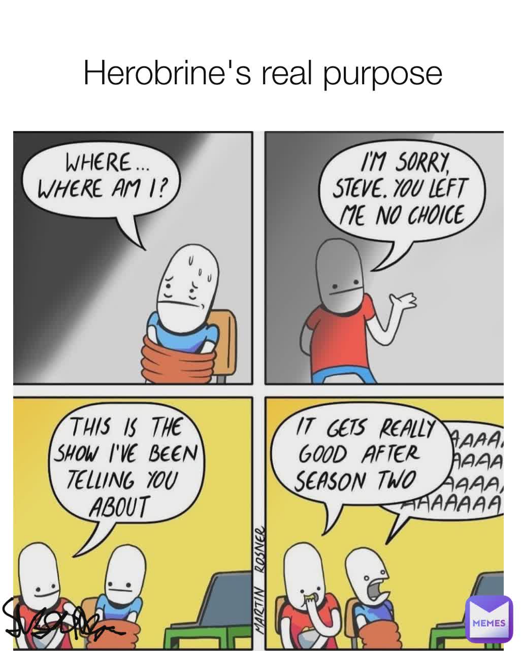 Herobrine's real purpose