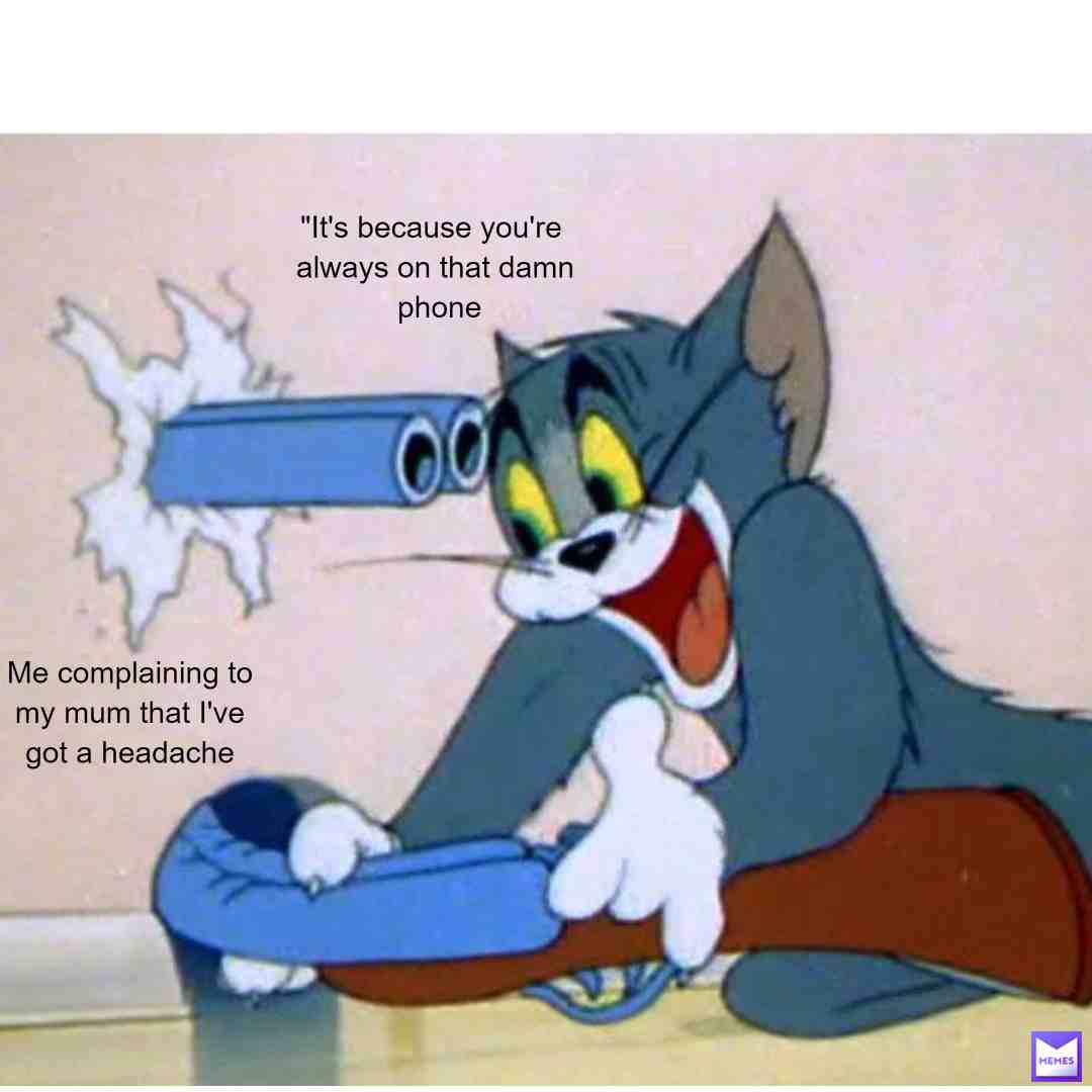 Relatable #Phone #parent #tomandjerry #screen #screentime
