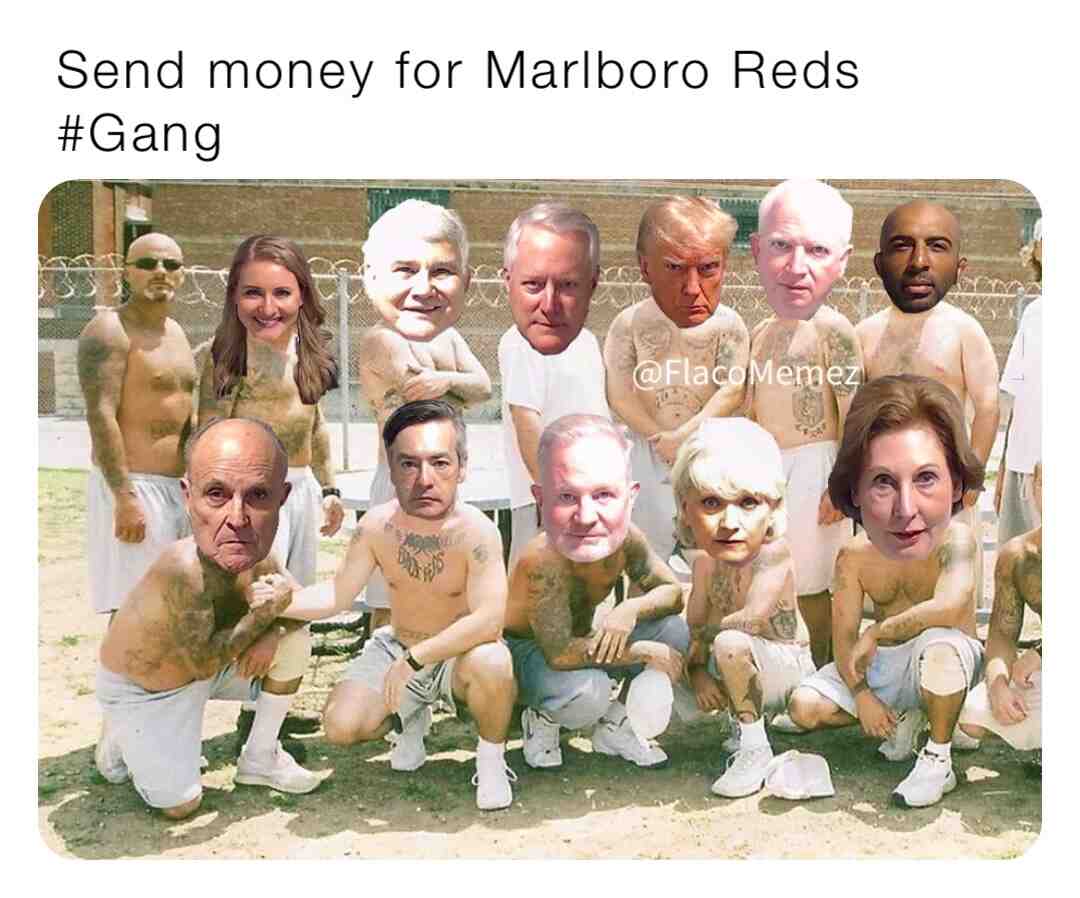 Trump and his gang flexing on us #gang #Trump #Criminal