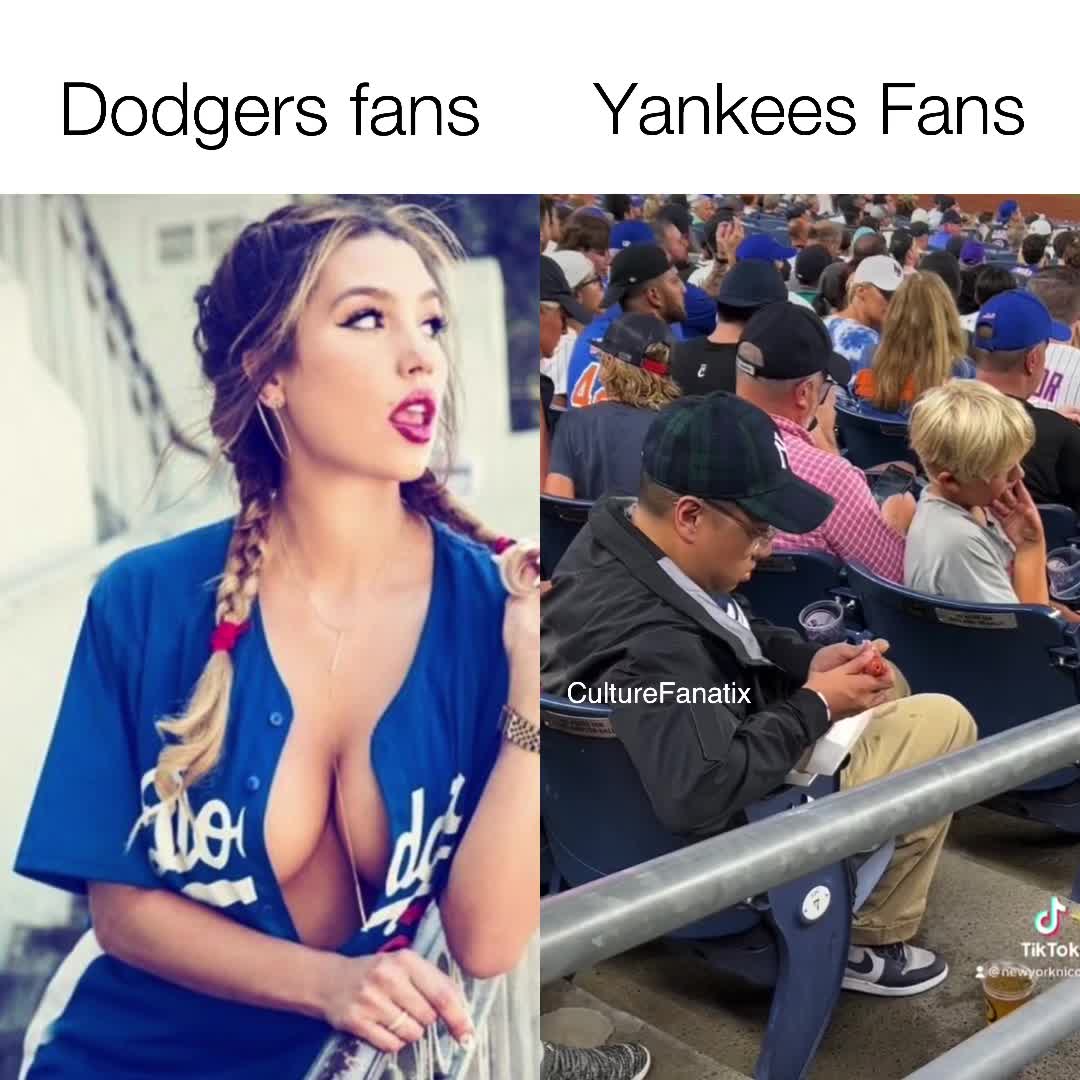 Dodgers Fans vs Yankees Fans #MLB