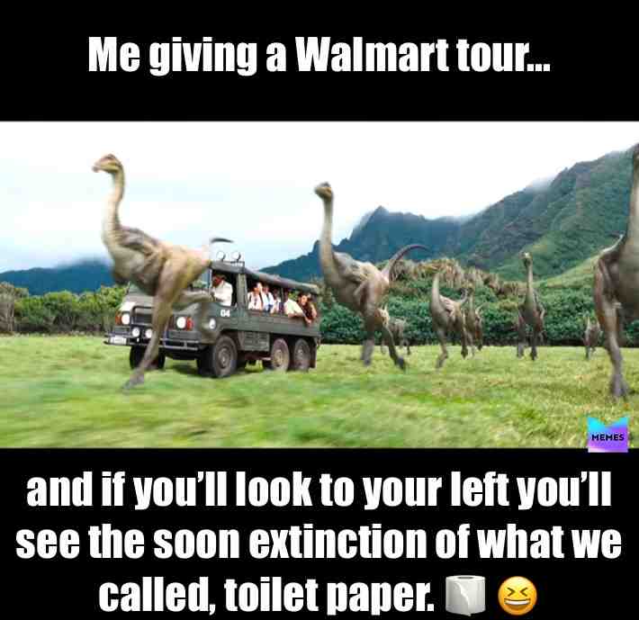 Haha i don’t know.. #extinctfornow #toiletpaper #crazy