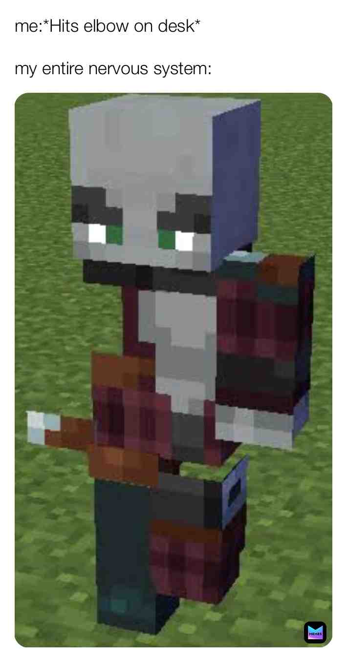 ouch #minecraft #cursedimages #bruh #elbow #lifesucks #yeet #memes4dayz #nowordsneeded