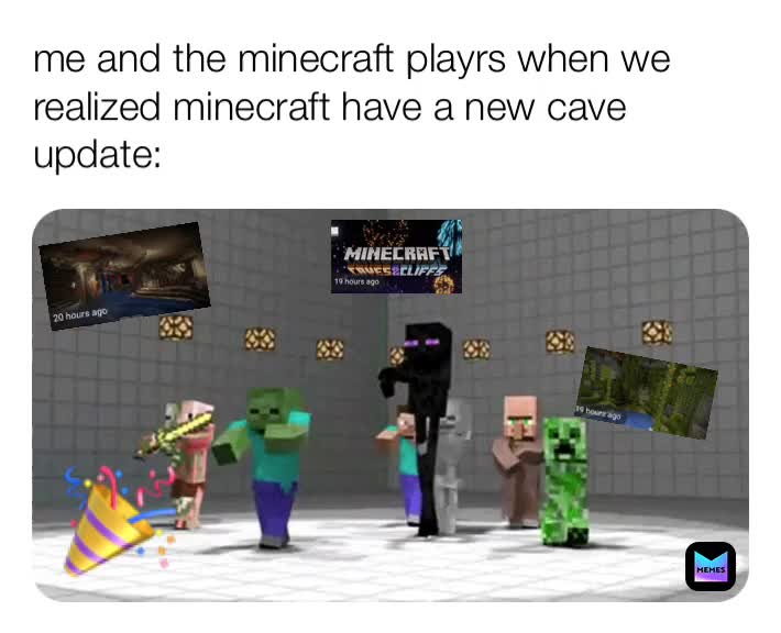 YESSSSS!!!! FINALY ITS HERE!!!!!!
IM SO EXITED :D  #minecraft  #minecraftcaveandcliffsupdate (pls use this if you like new update)