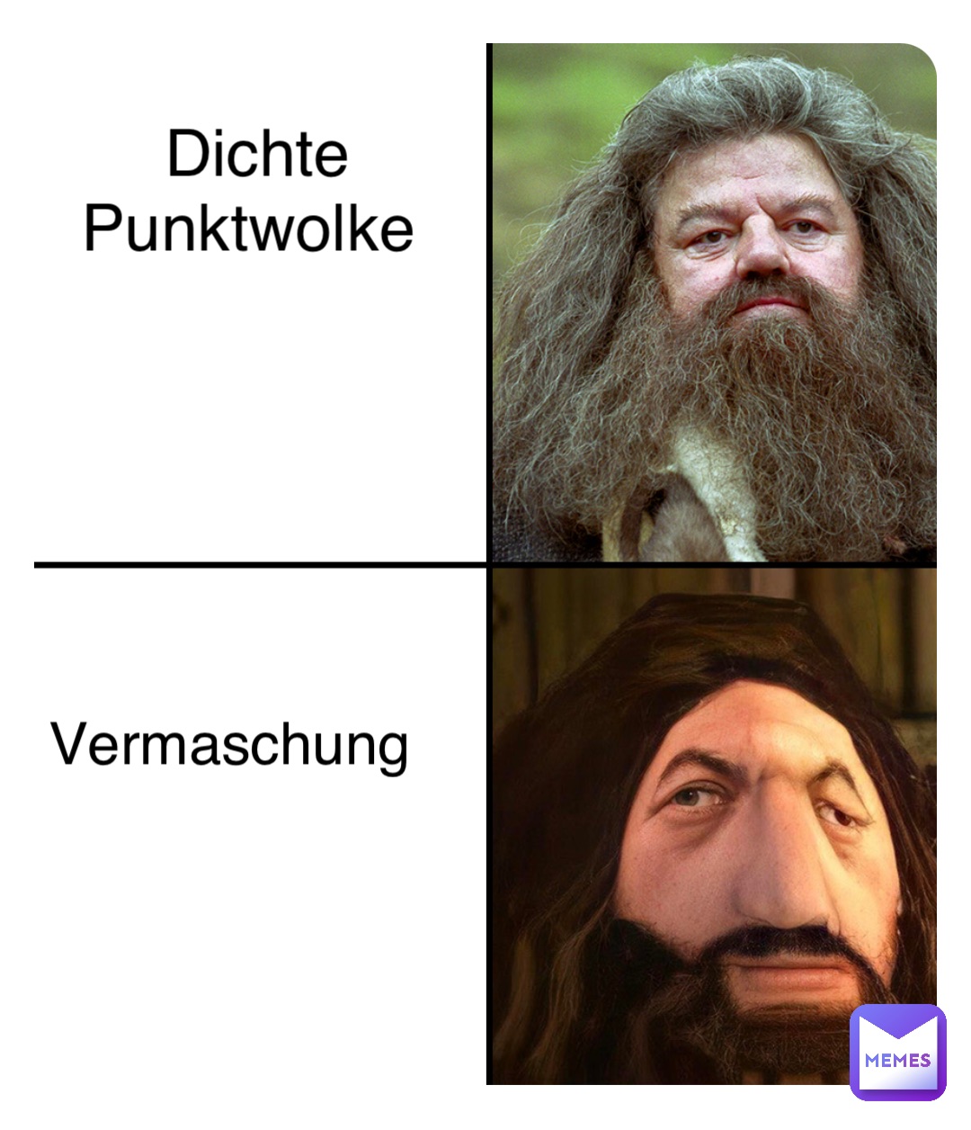 Double tap to edit Dichte 
Punktwolke Vermaschung