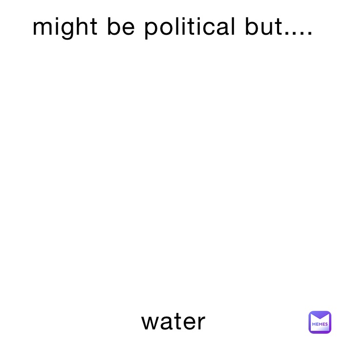 might be political but....









water