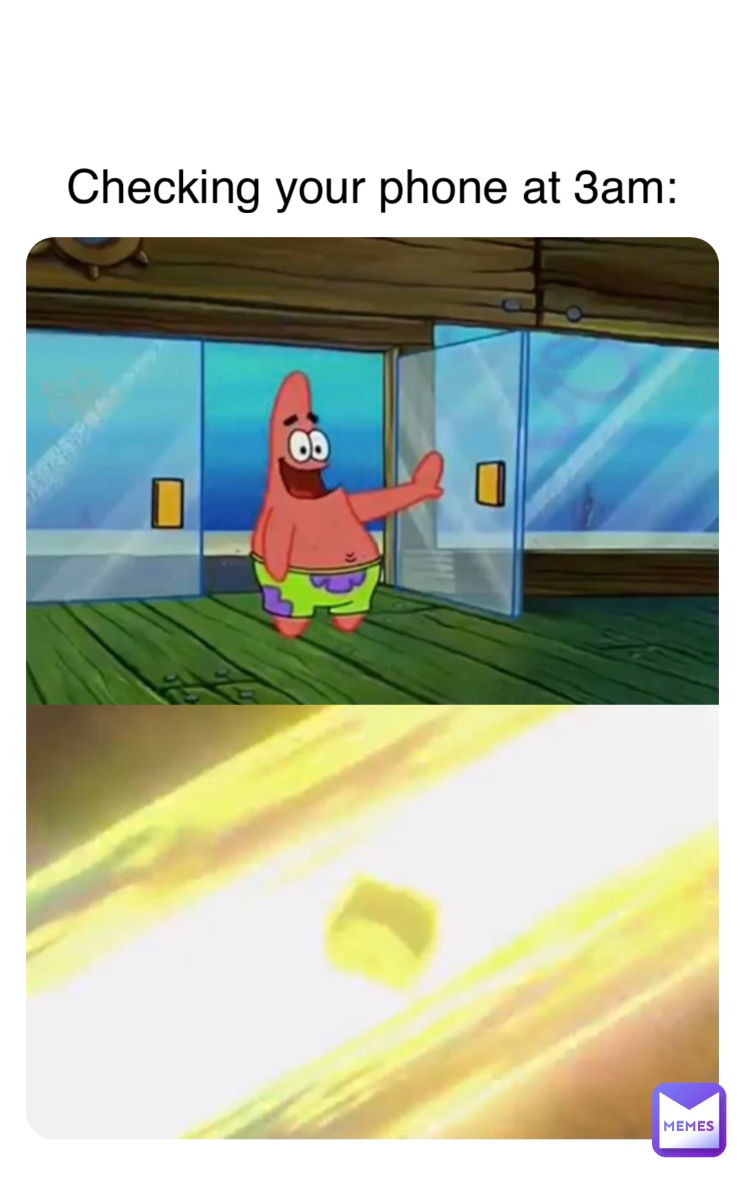 Double tap to edit Checking your phone at 3am: