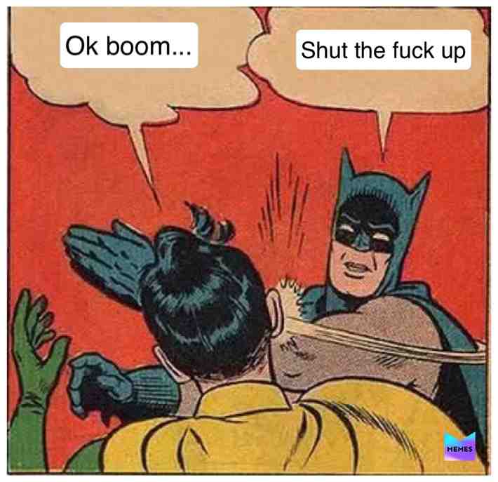 Batman doesn't like the joke