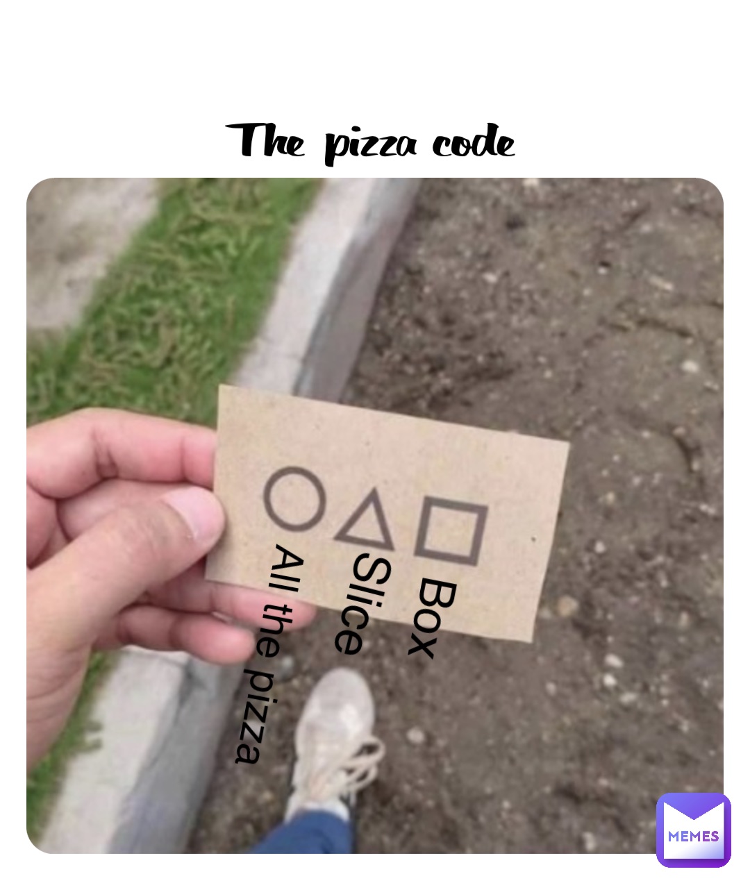 Double tap to edit The pizza code Box Slice All the pizza Exolents
