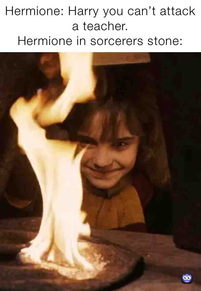Dang, what happens to this hermione.