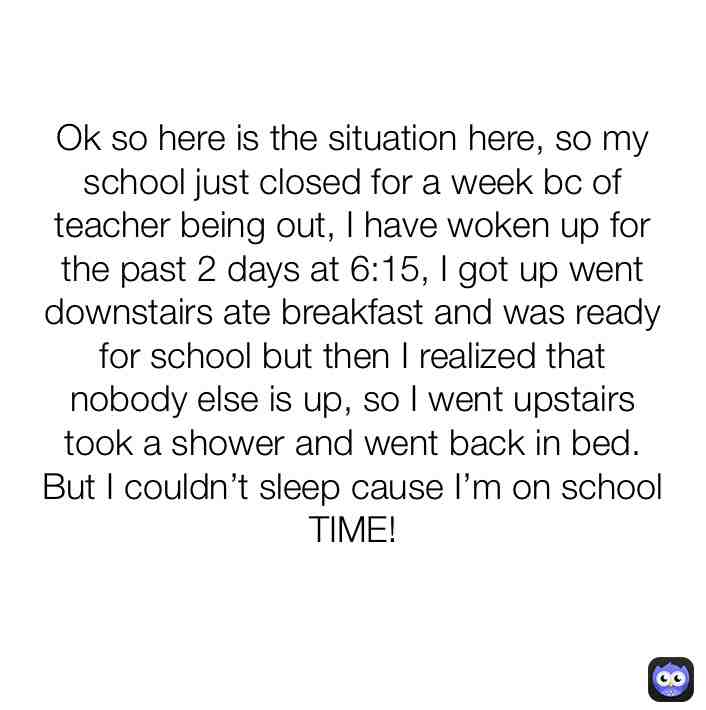 This is a true story and I’m sad