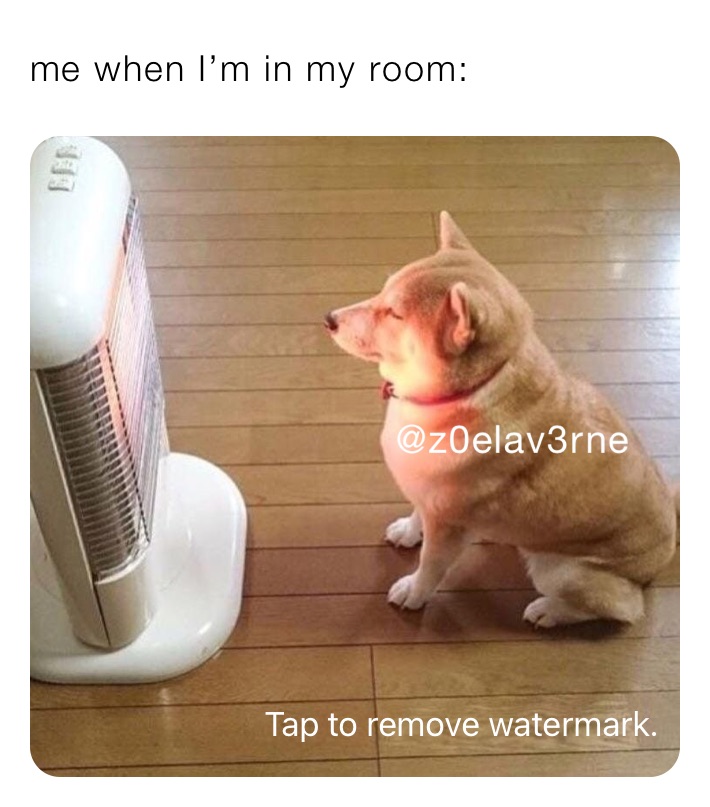 me when I’m in my room: