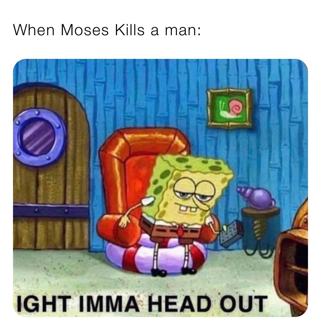 When Moses Kills a man: