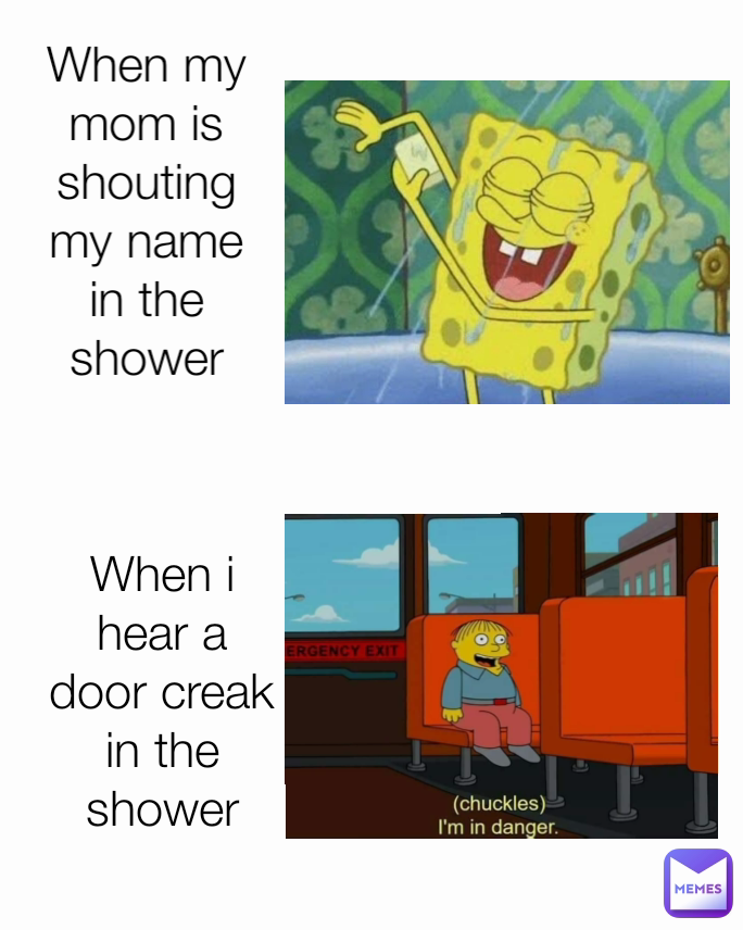 Mom exit shower