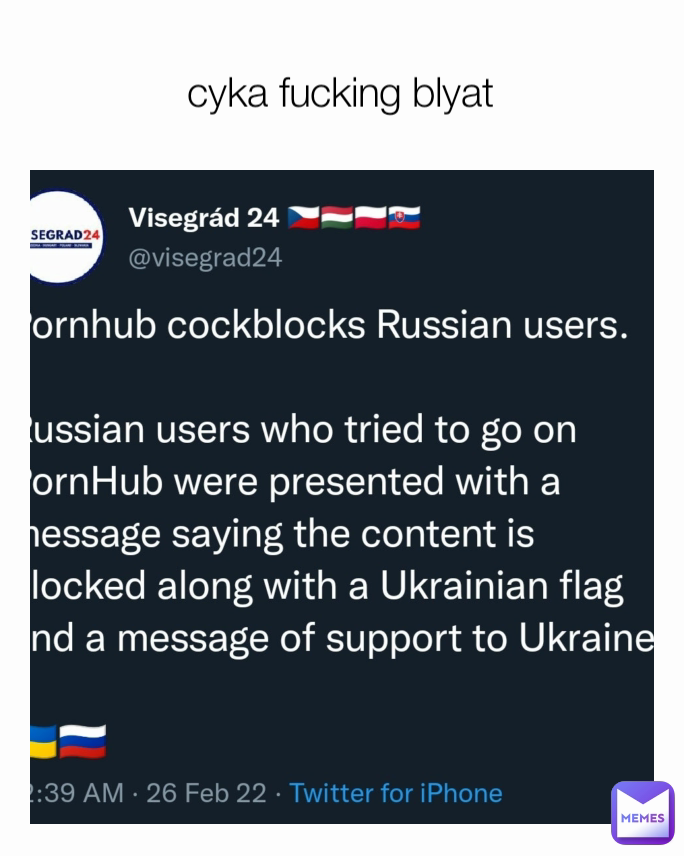 cyka fucking blyat