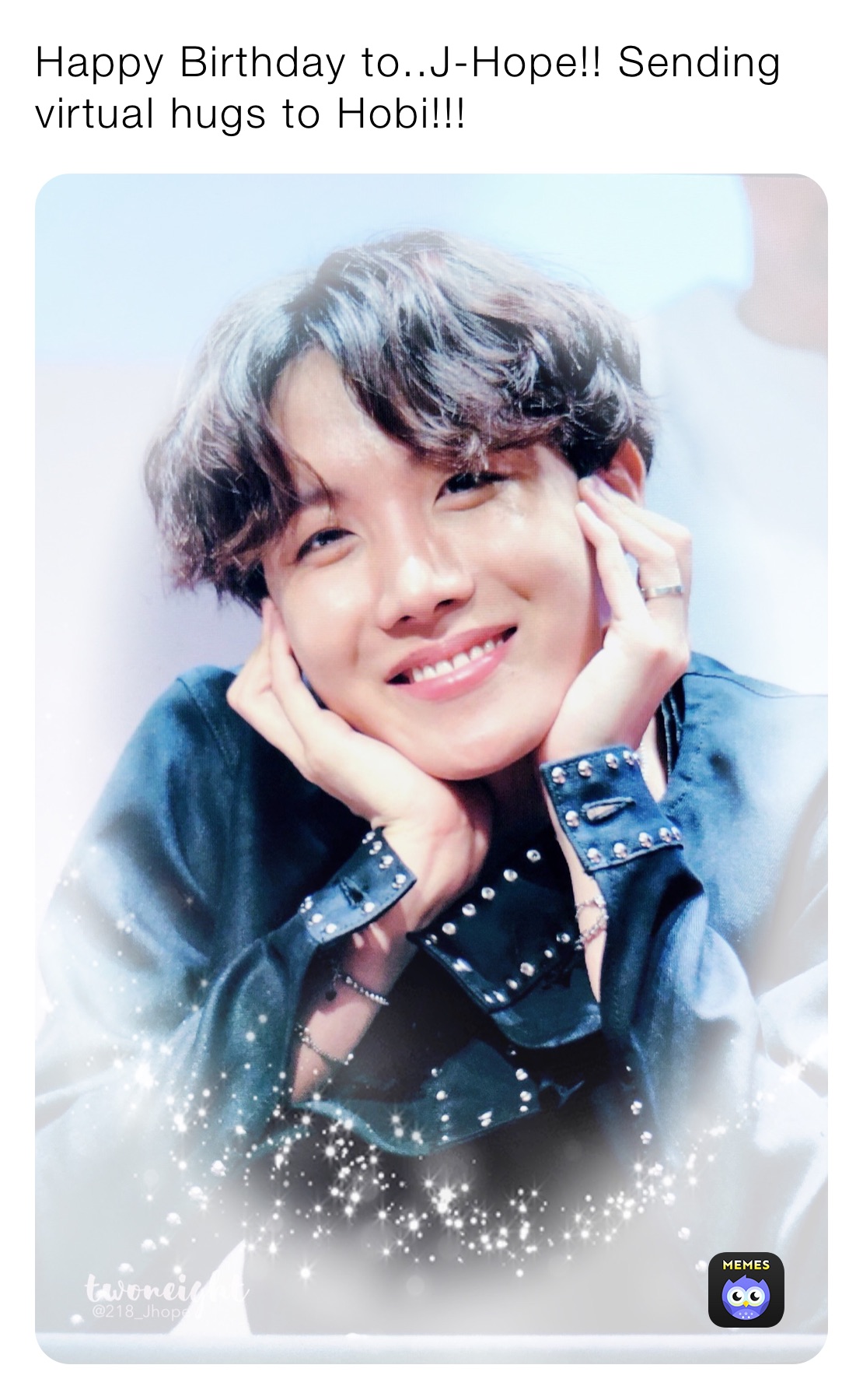 Happy Birthday to..J-Hope!! Sending virtual hugs to Hobi!!!