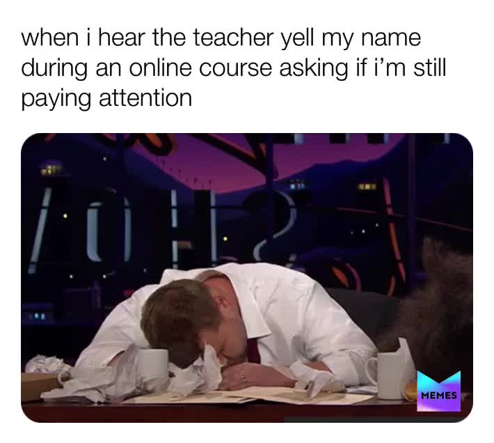 online classes are hard to concentrate ngl. what do you think about it?