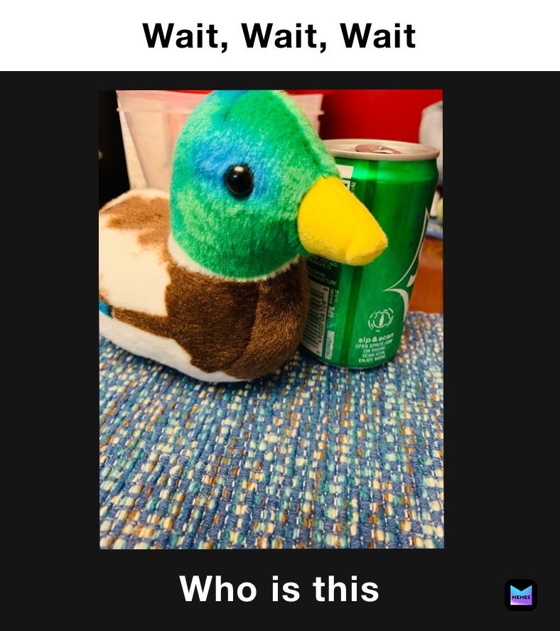 Wait, Wait, Wait Who is this