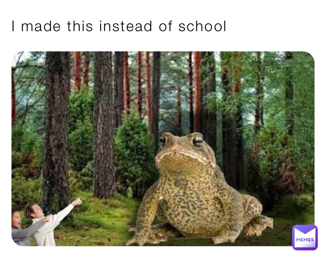 I made this instead of school
