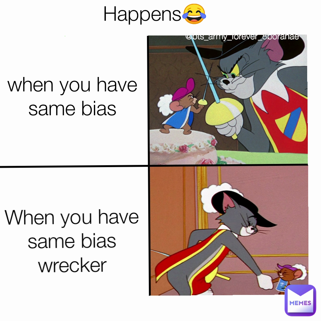 @bts_army_forever_8borahae when you have same bias When you have same bias wrecker Happens😂