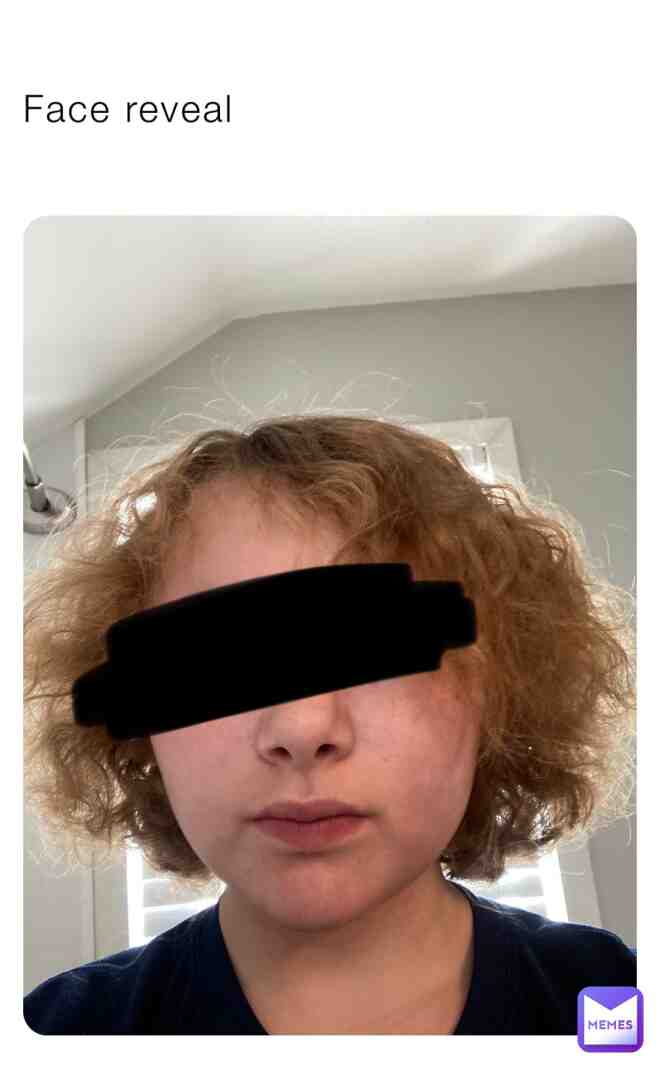 I didn’t feel comfortable showing my eyes. And I just woke up so my hair is really messed up. I do look ugly tho, #facereveal