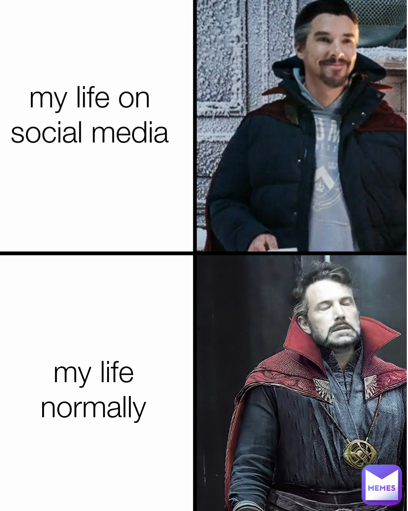 my life on social media my life normally