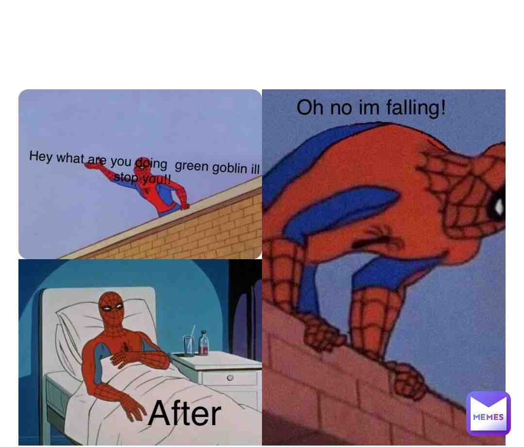 Oh no spider man what did hapened?