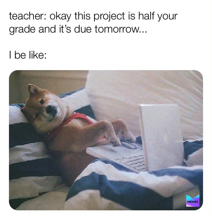 Not true I usually get work done in class #A+Student