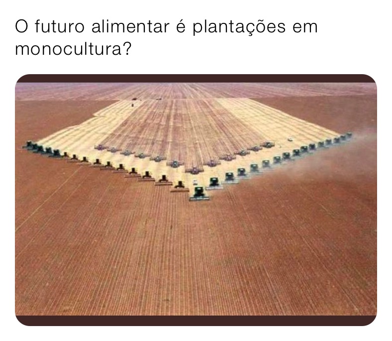 O futuro alimentar é plantações em monocultura?