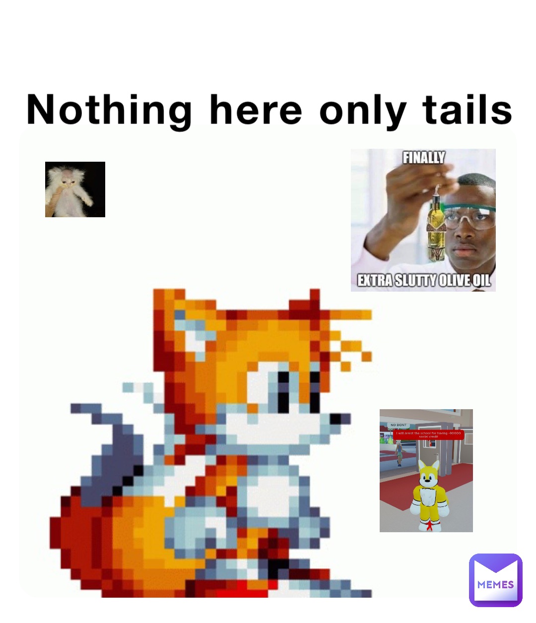Nothing here only tails