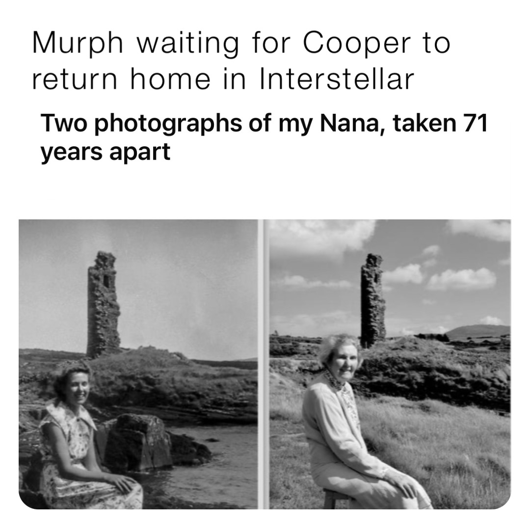 Murph waiting for Cooper to return home in Interstellar