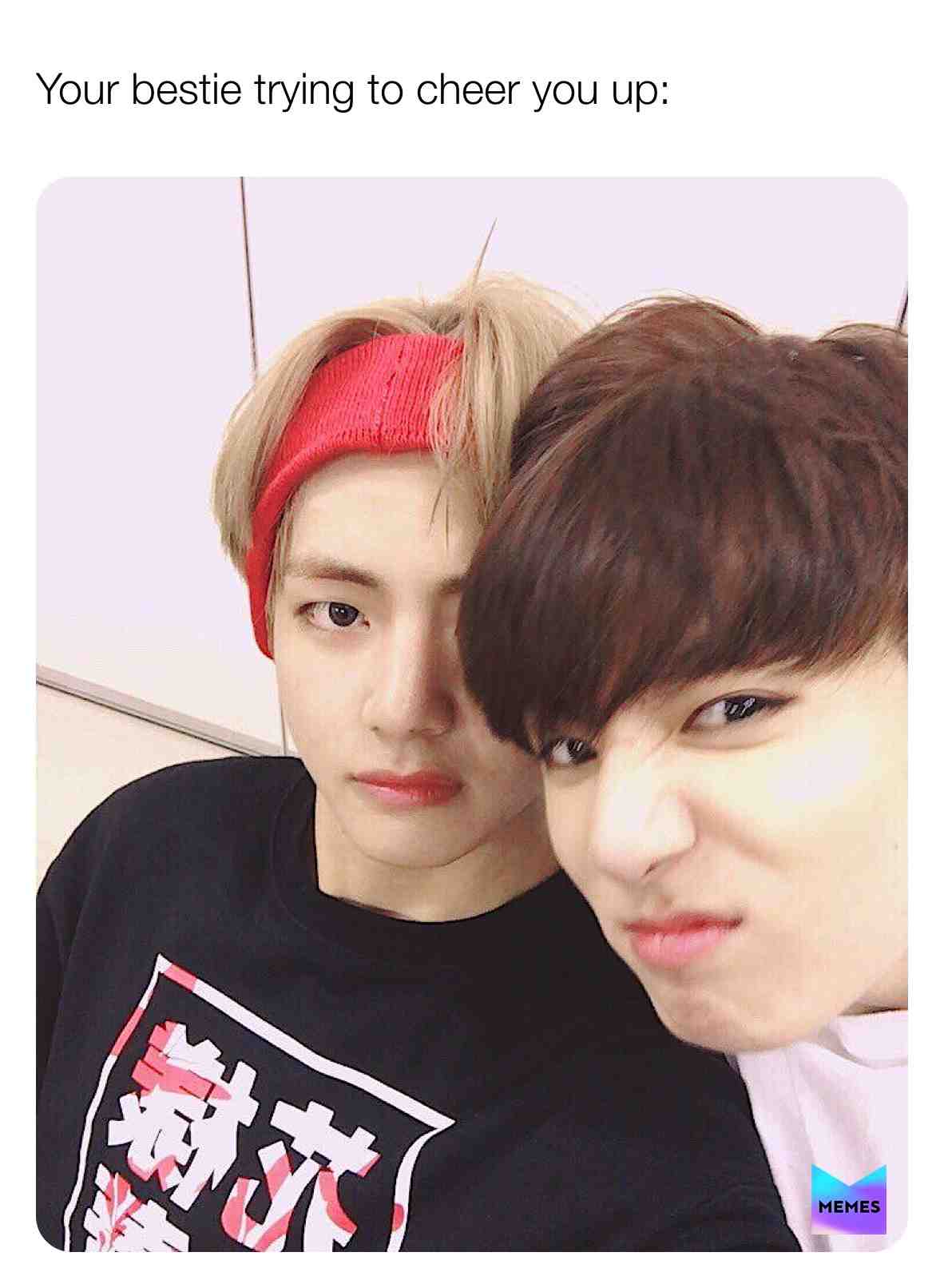 *Jungkook is the bestie* and it’s a reference to my friend who’s bias is JK~
