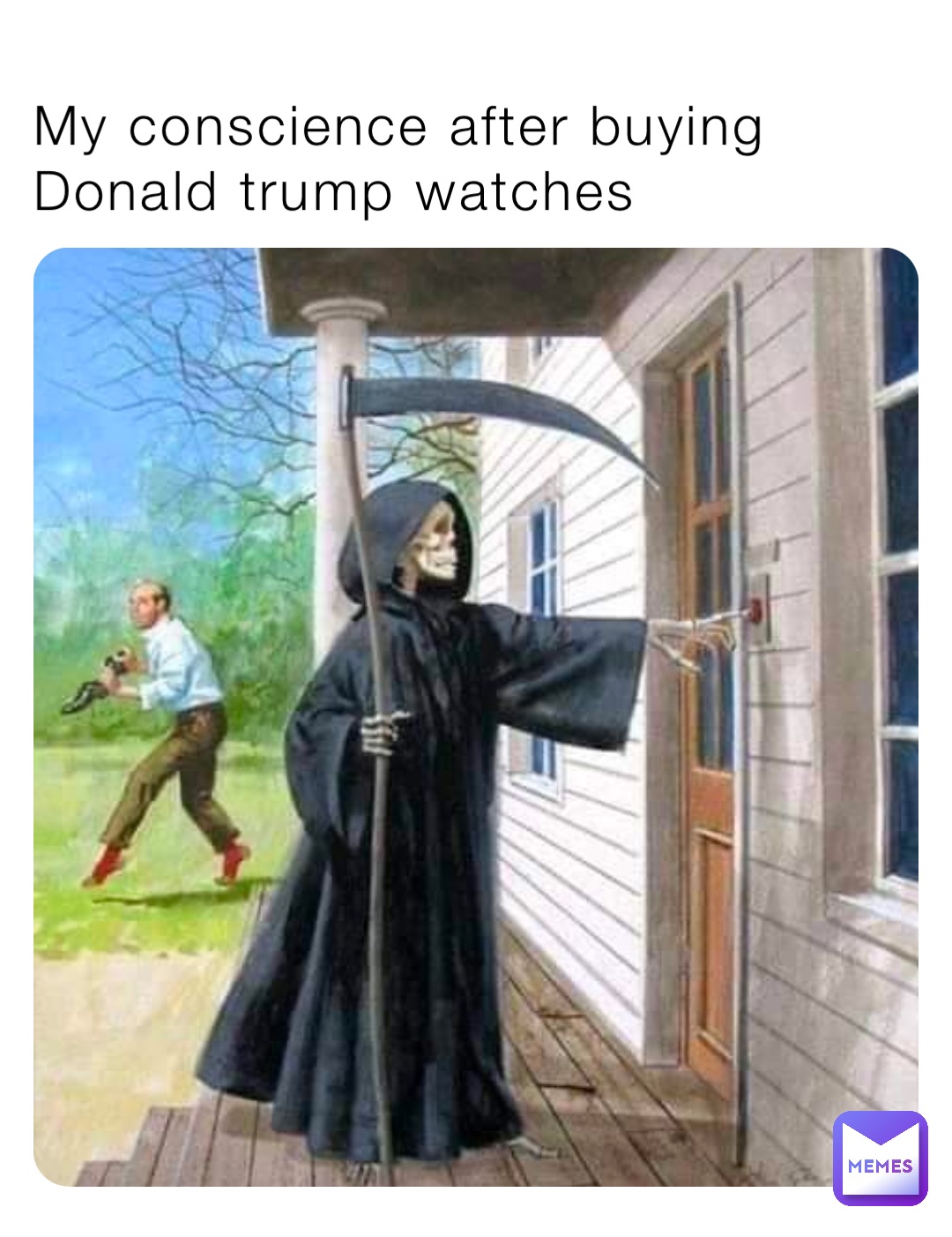 My conscience after buying Donald trump watches