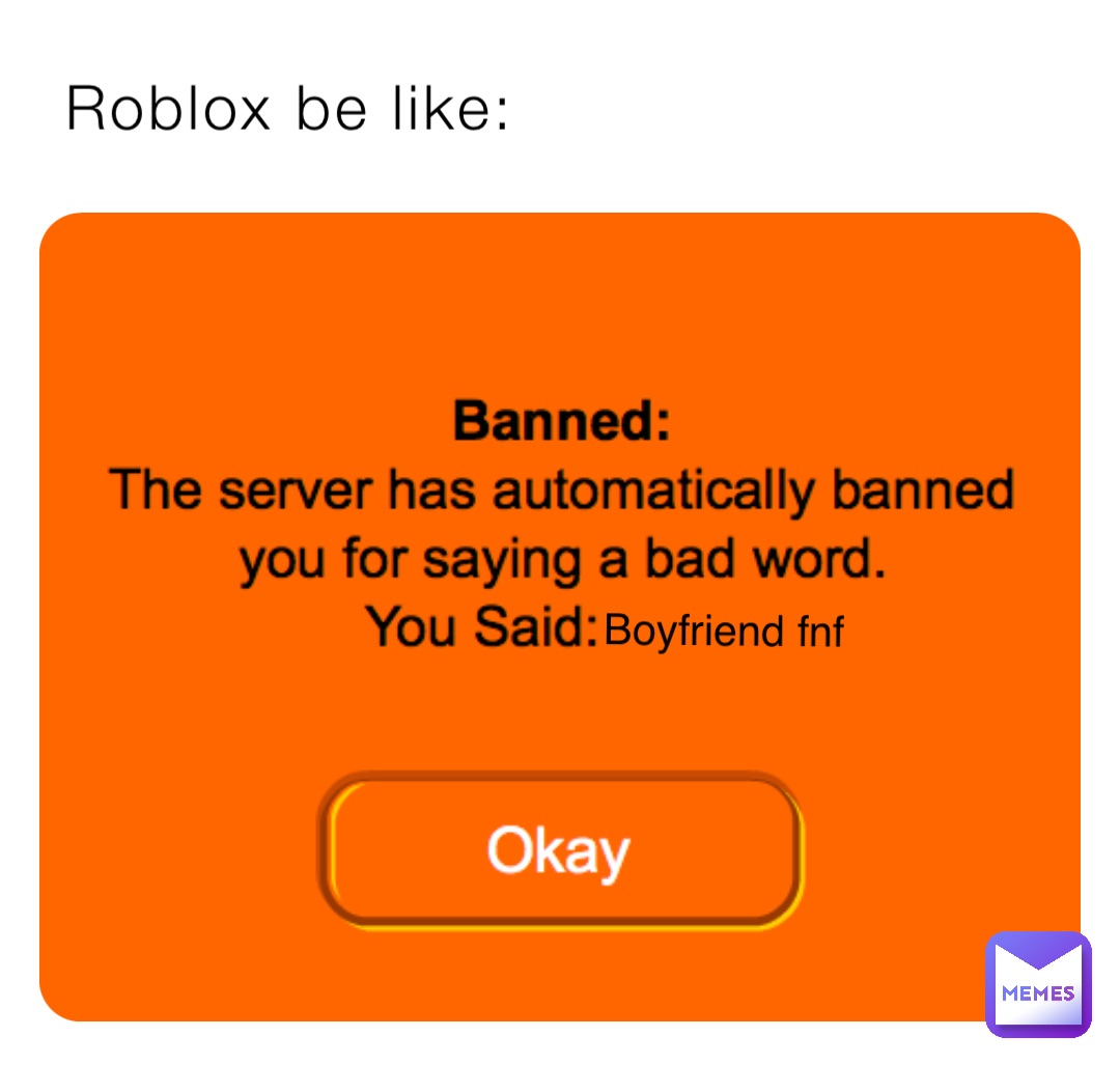 Roblox be like: Boyfriend fnf