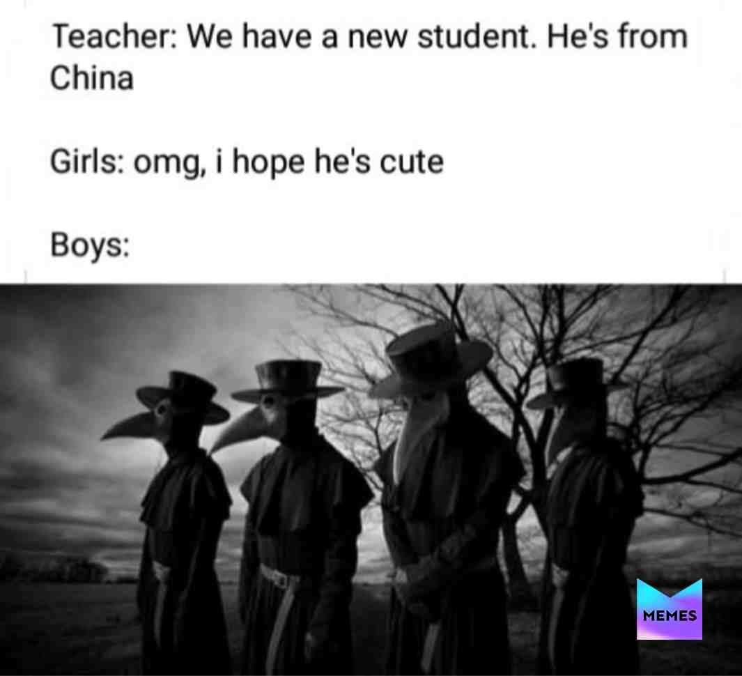 Guys I literally just got 200 followers out of no where... thank you guys so much😂  #meme  #memes  #plauge  #boys  #class