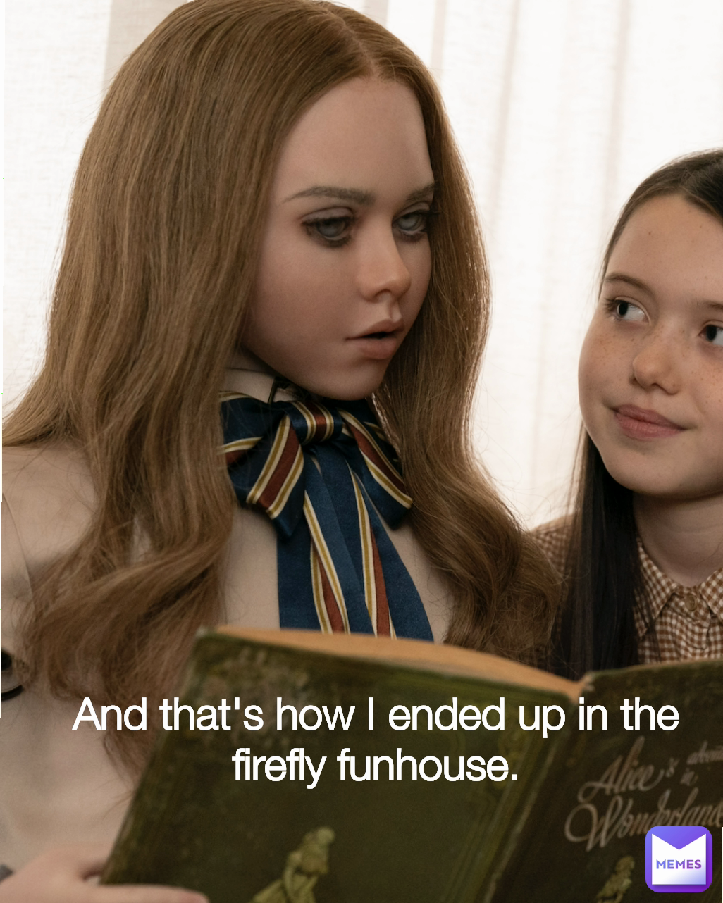 And that's how I ended up in the firefly funhouse.