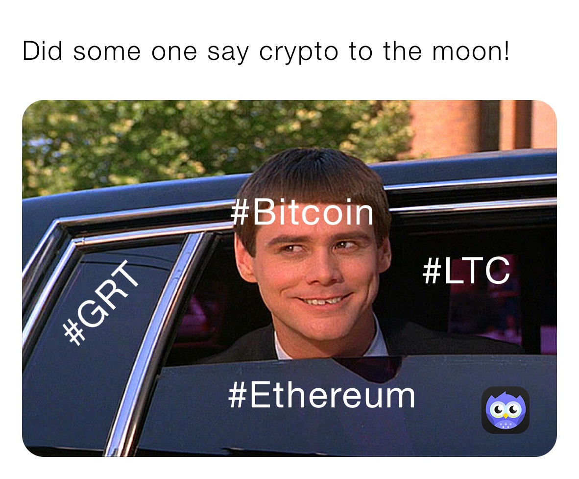 Did some one say crypto to the moon! | @Etherable | Memes
