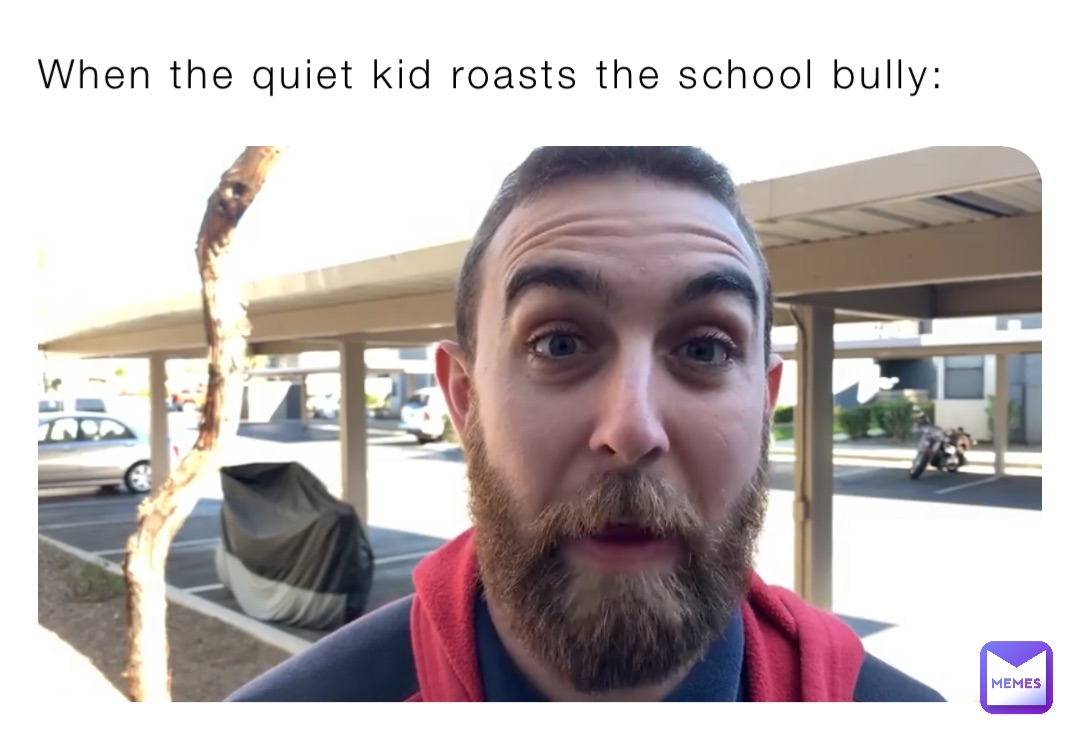 When the quiet kid roasts the school bully: