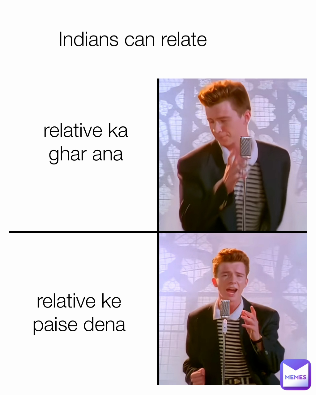 
Indians can relate relative ka ghar ana relative ke paise dena