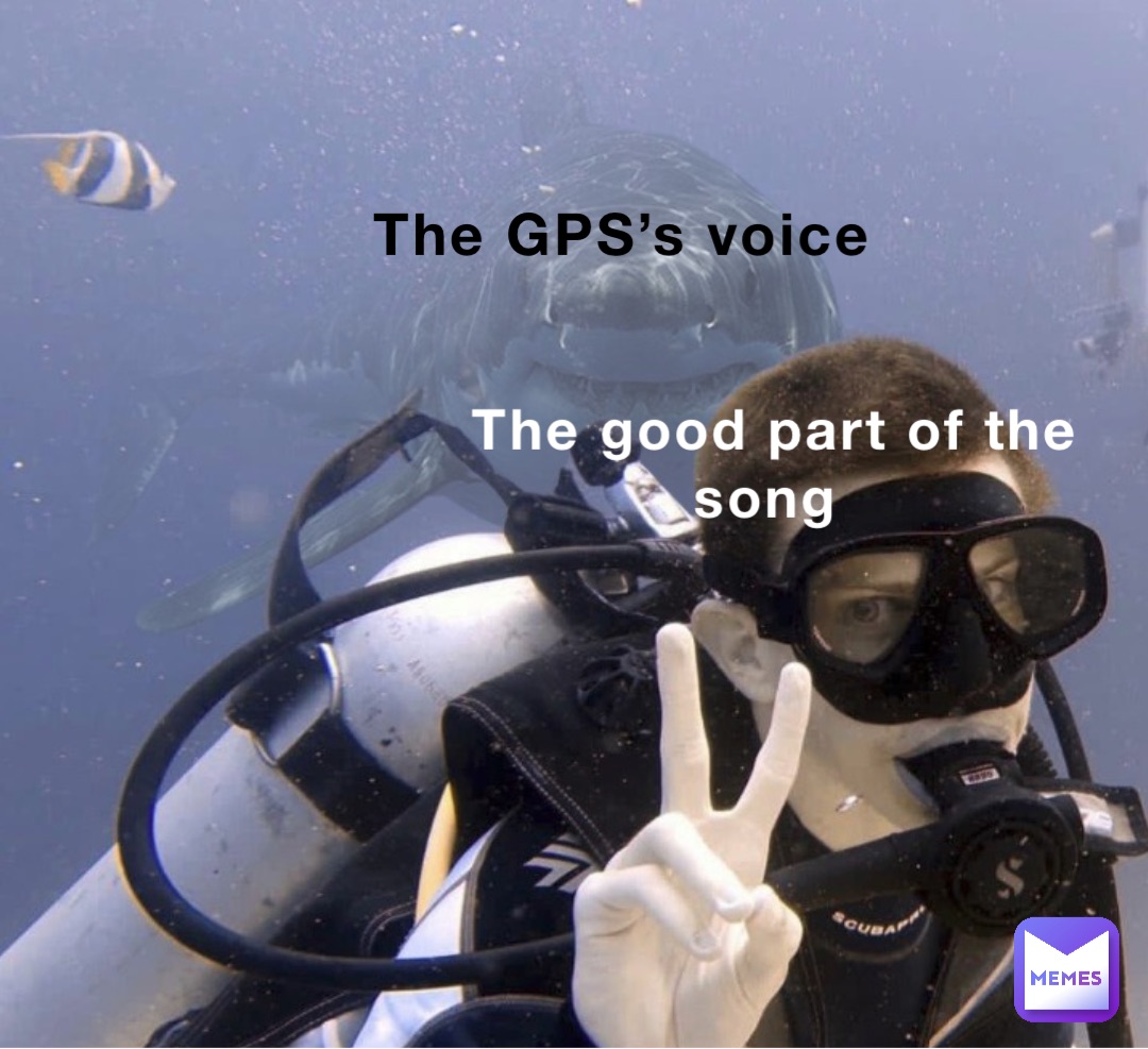 The good part of the song The GPS’s voice