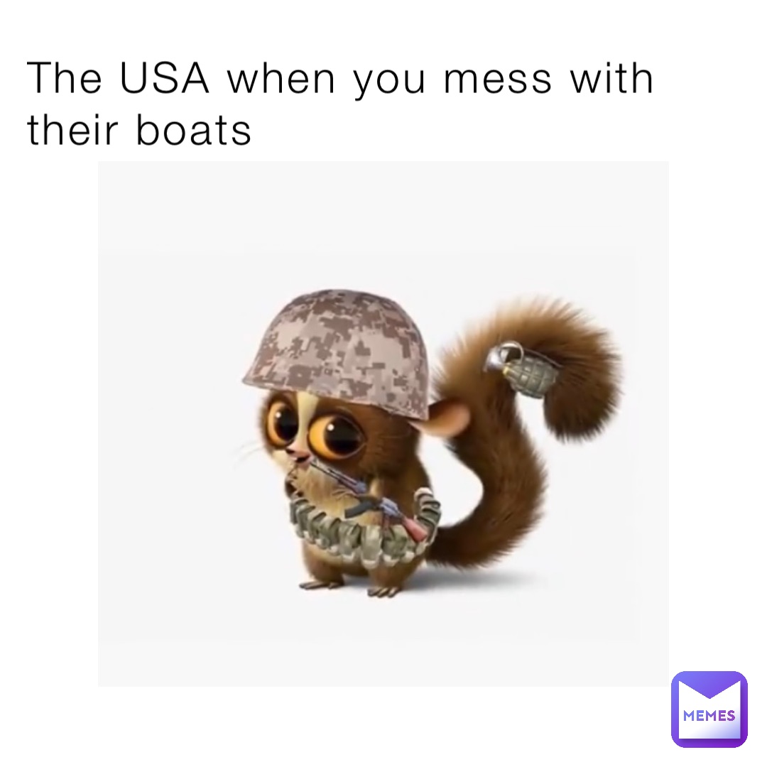 The USA when you mess with their boats