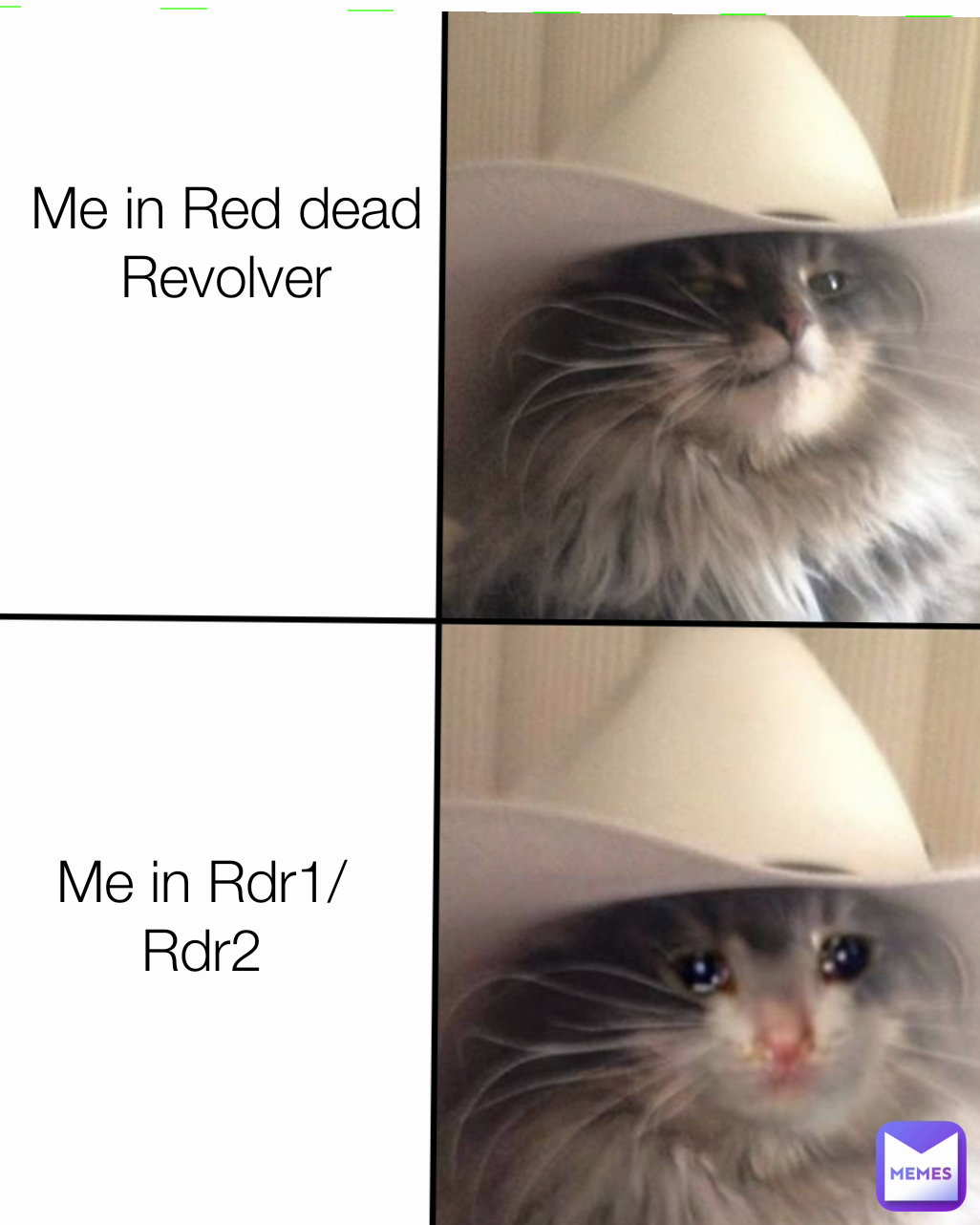 Me in Rdr1/Rdr2 Me in Red dead 
Revolver 