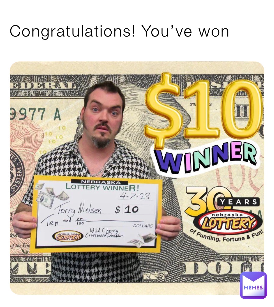 Congratulations! You’ve won