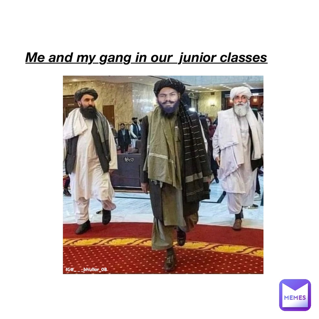 Me and my gang in our  junior classes IG@_ _ _bhullar_08