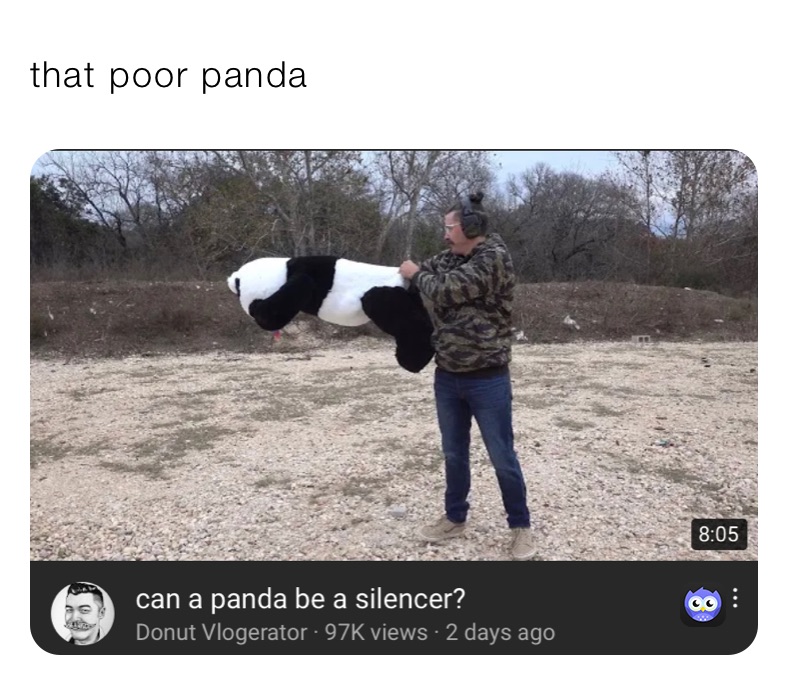 that poor panda