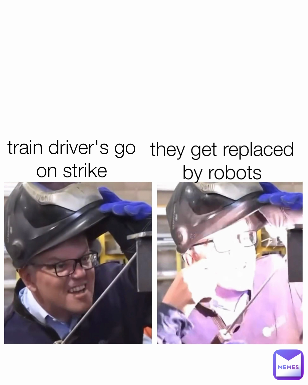 they get replaced by robots train driver's go on strike | @ahnafhaque ...