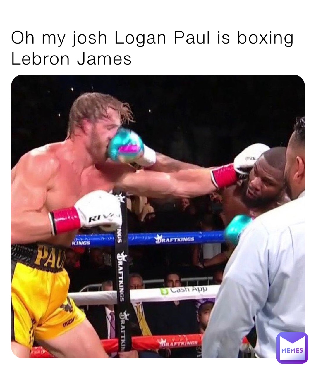 Oh my josh Logan Paul is boxing Lebron James