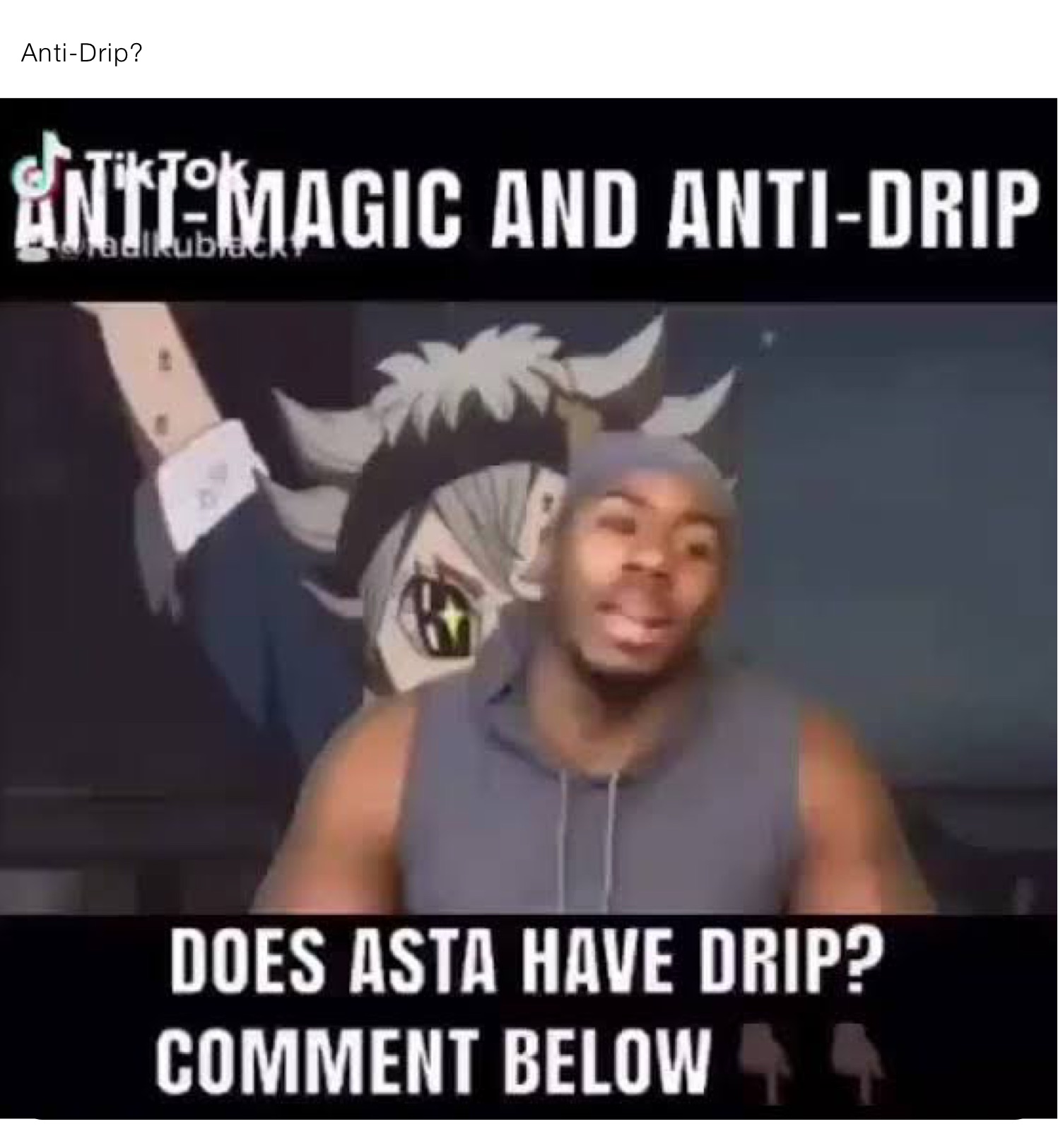 Anti-Drip?