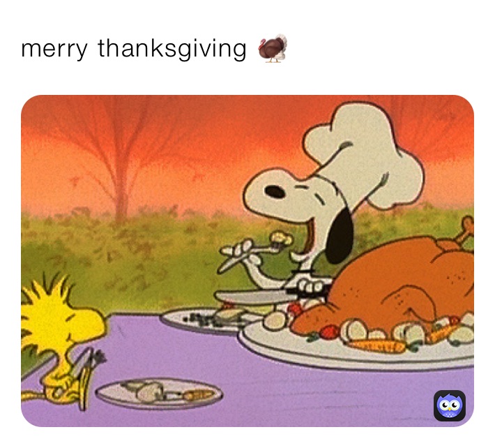 merry thanksgiving 🦃