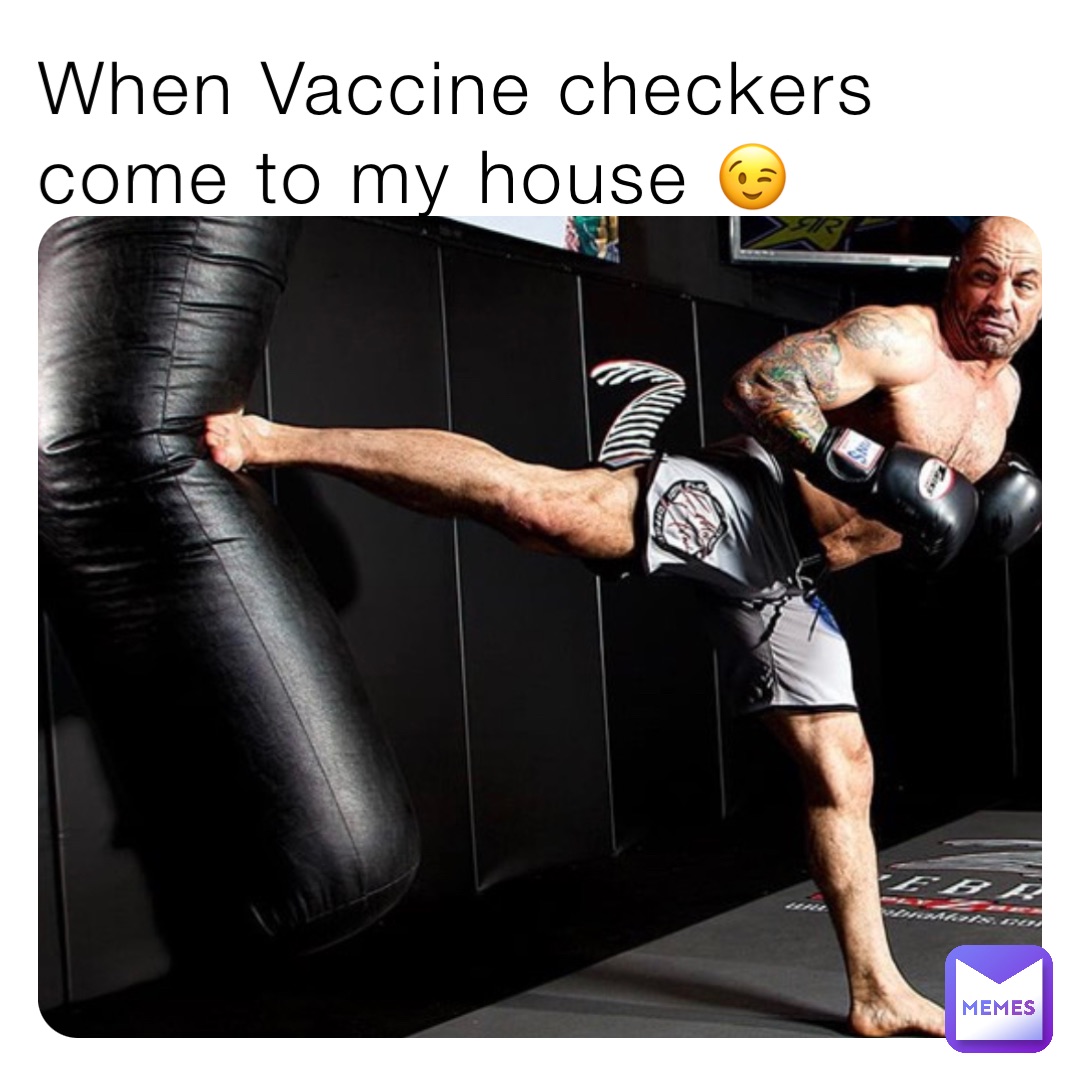 When Vaccine checkers come to my house 😉